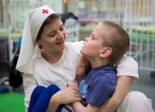 Фото Е.Степановой, ноябрь 2013 года. ДДИ №15 В основном дети, имеющие диагноз ДЦП, синдром Дауна, врожденная гидроцефалия, порок сердца. Около 450 детей в возрасте от 4 до 18 лет.